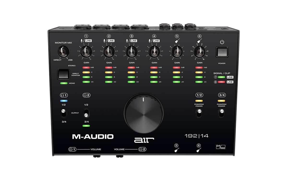 M-Audio USB Audio Interface front view